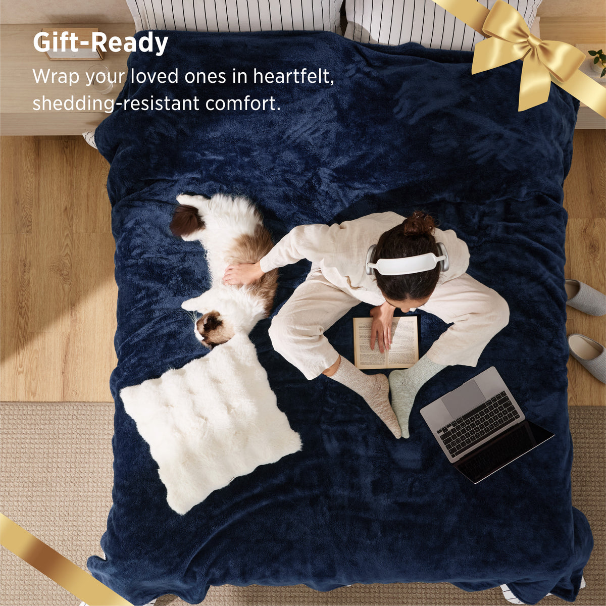 Shed-Resistant & Anti-Static Blanket