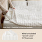 3D Cloud Bubble Flannel Duvet Cover