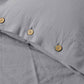 Cotton Linen Hybrid Duvet Cover Set