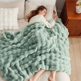 Bubble Faux Fur Blanket