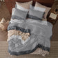 Cotton Linen Hybrid Duvet Cover Set