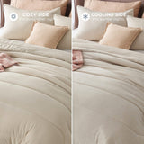 Reversible Warm and Cooling Comforter Set