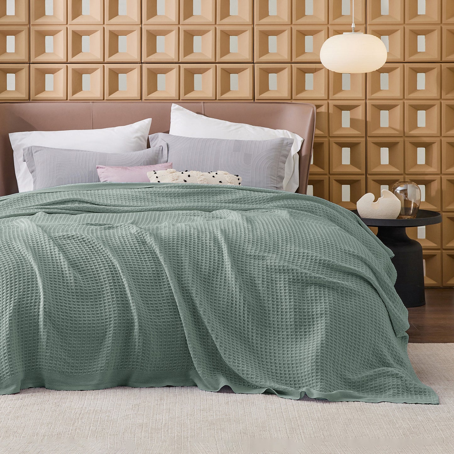 GentleSoft™ Cotton Waffle Weave Blanket