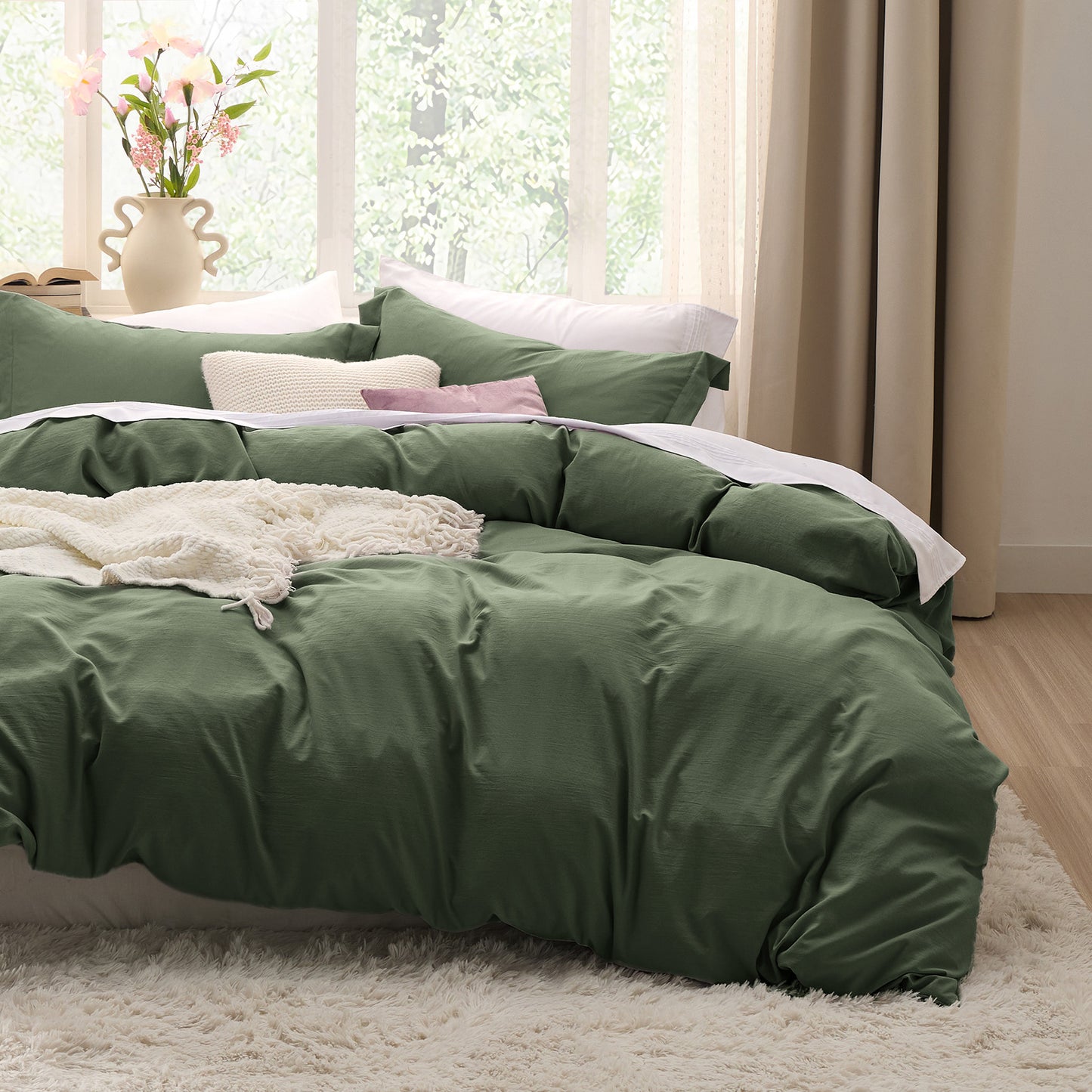 GentleSoft™ Ultra Soft Hypoallergenic Microfiber Duvet Cover Set