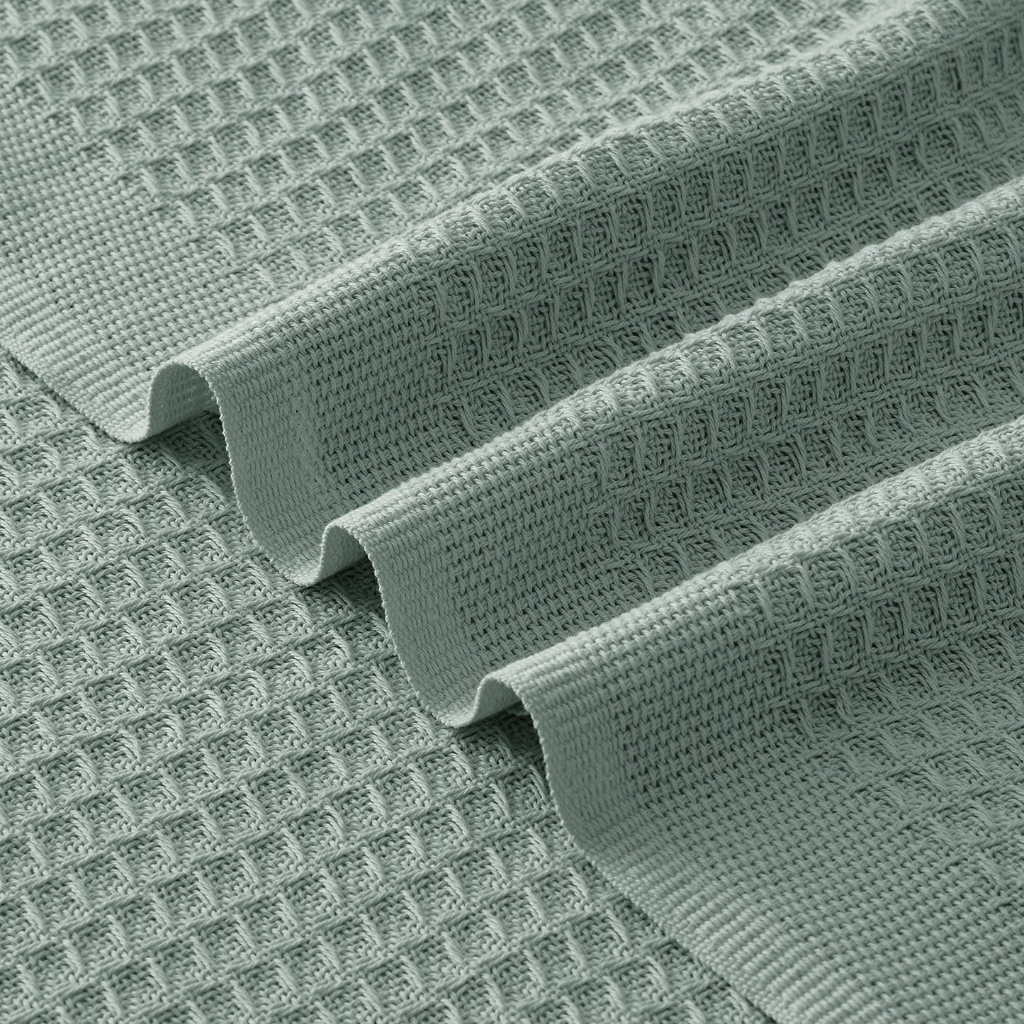 GentleSoft™ Cotton Waffle Weave Blanket
