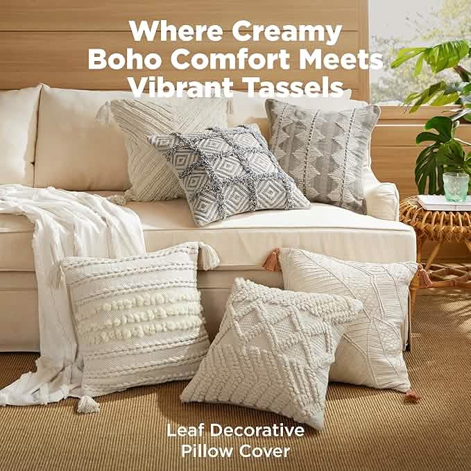 GentleSoft™ Leaf Decorative Pillow Cover