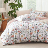 Exotic Foliage Pink Comforter Set