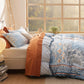 100% Cotton Reversible Floral Duvet Cover Set