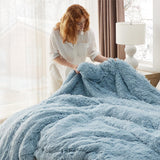 Bedsure Fuzzy Faux Fur Blanket