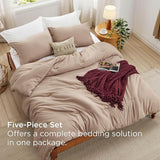 Bedsure Chic Bohemian Bed-in-a-bag