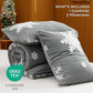 Snowflake Comforter Set Grey