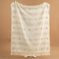 Striped Tufts Throw Blanket