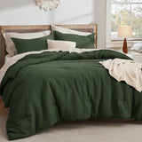 Cotton Waffle Weave Comforter Set