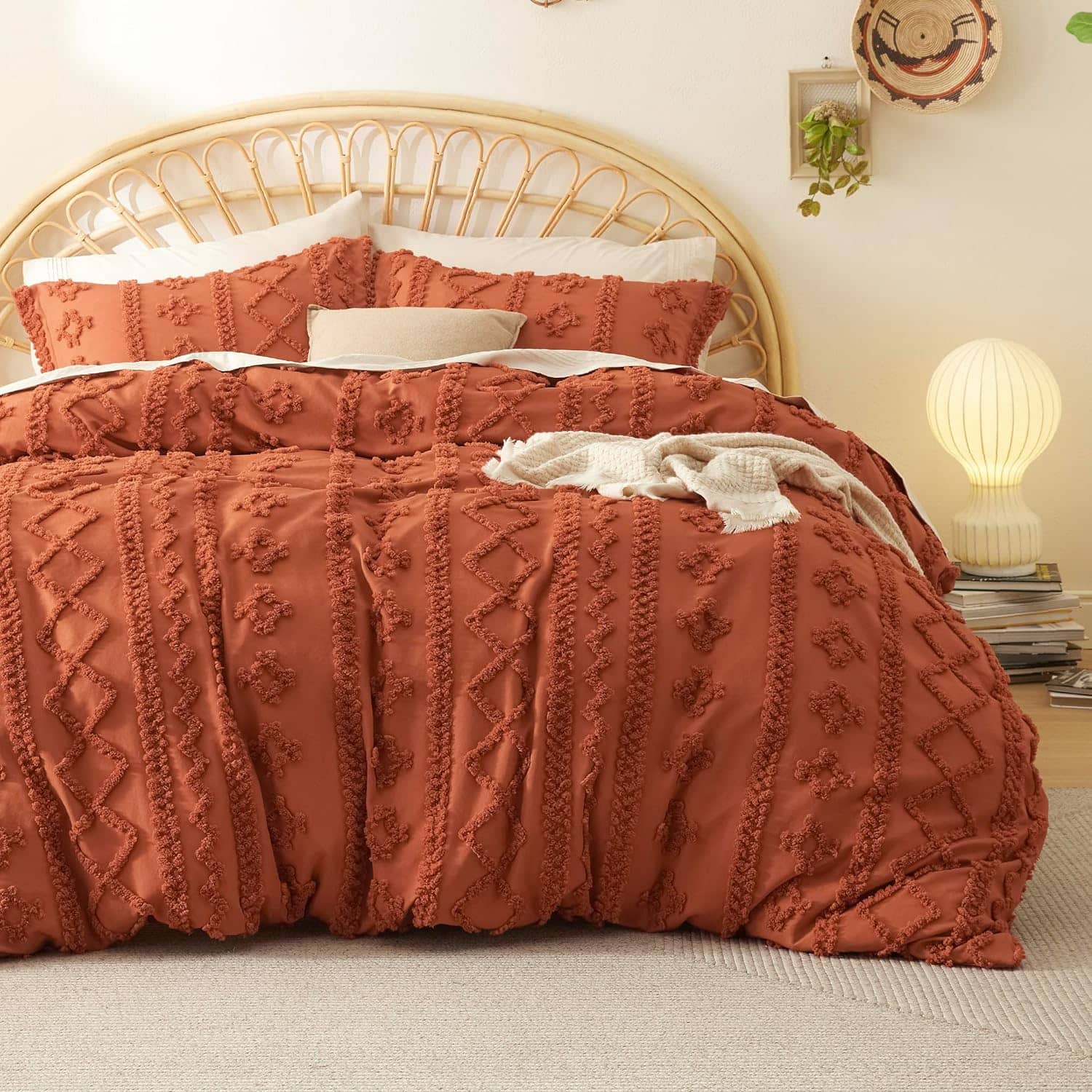 Bedsure Boho Duvet Cover Set