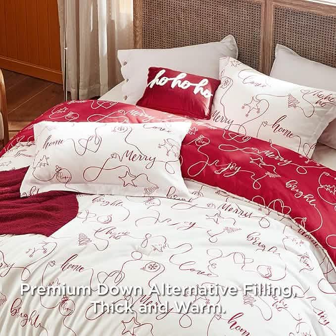 Christmas Reindeer Fair Isle Bed-in-a-bag Alphabet