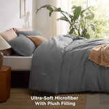 Bedsure Classic Waffle Weave Comforter Set
