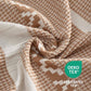 Cotton Boho Waffle Weave Duvet Cover Set