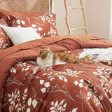 Bedsure Elegant Floral Comforter Sets