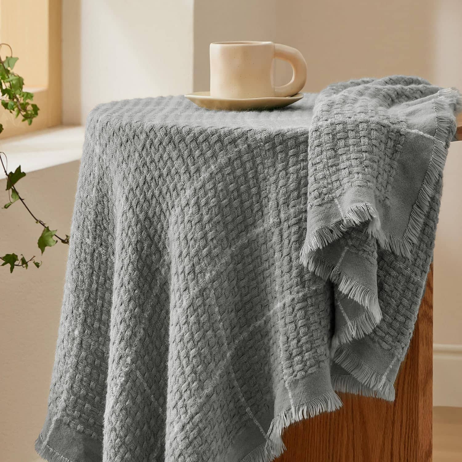 Decorative Woven Throw Blanket