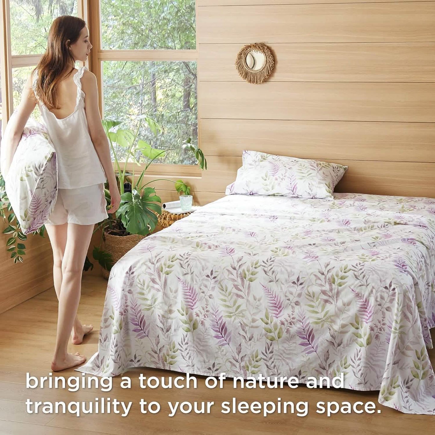 100% Cotton Sheets Botanical