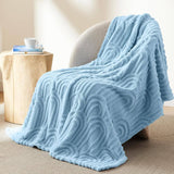 Arch Shaggy Sherpa Fleece Blanket