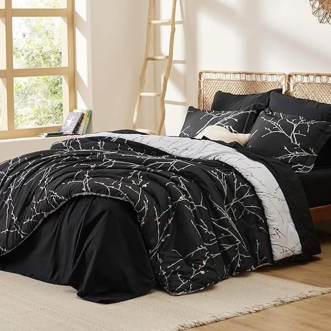 Tree Branch Floral Pattern Bed in A Bag