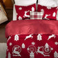 Snowflake Comforter Set Red