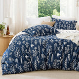 Reversible Floral Print Comforter Set-2