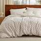 100% Cotton Floral Slub Print Duvet Cover Set