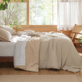 Bedsure Rayon Derived from Bamboo and Cotton Duvet Cover Set