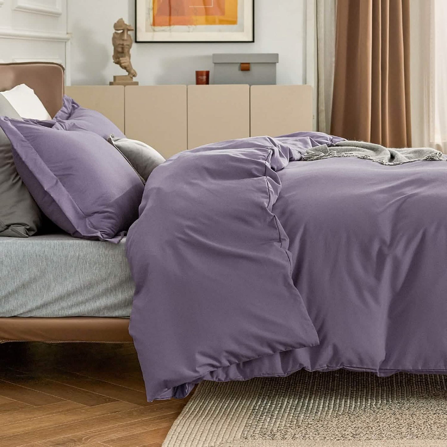 Brushed Polyester Microfiber Duvet Cover Set