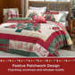 Christmas Modern Patchwork Quilt Set Tree