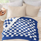 Super Soft Reversible Checkerboard Blanket