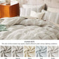 Cotton Boho Waffle Weave Duvet Cover Set