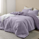 Prewashed Plain Comforter Set