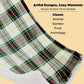 Printed Throw Sherpa Blanket christmas Red