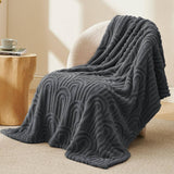 Arch Shaggy Sherpa Fleece Blanket