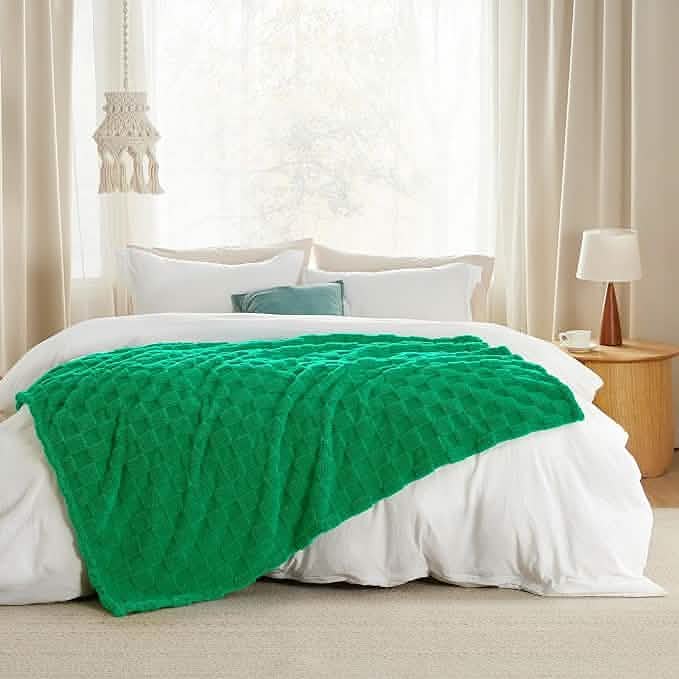 Jacquard Shaggy Sherpa Blanket