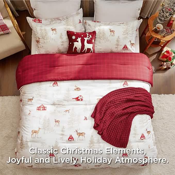 Christmas Reindeer Fair Isle Bed-in-a-bag Snowhouse