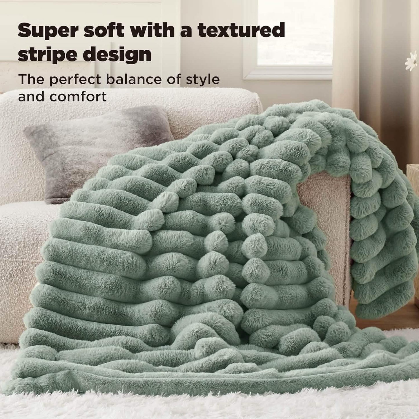 Plush Stripe Blanket