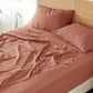 Breathable Cotton Linen Bed Sheet Set
