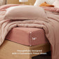 Puffy Flannel Fleece Comforter Set