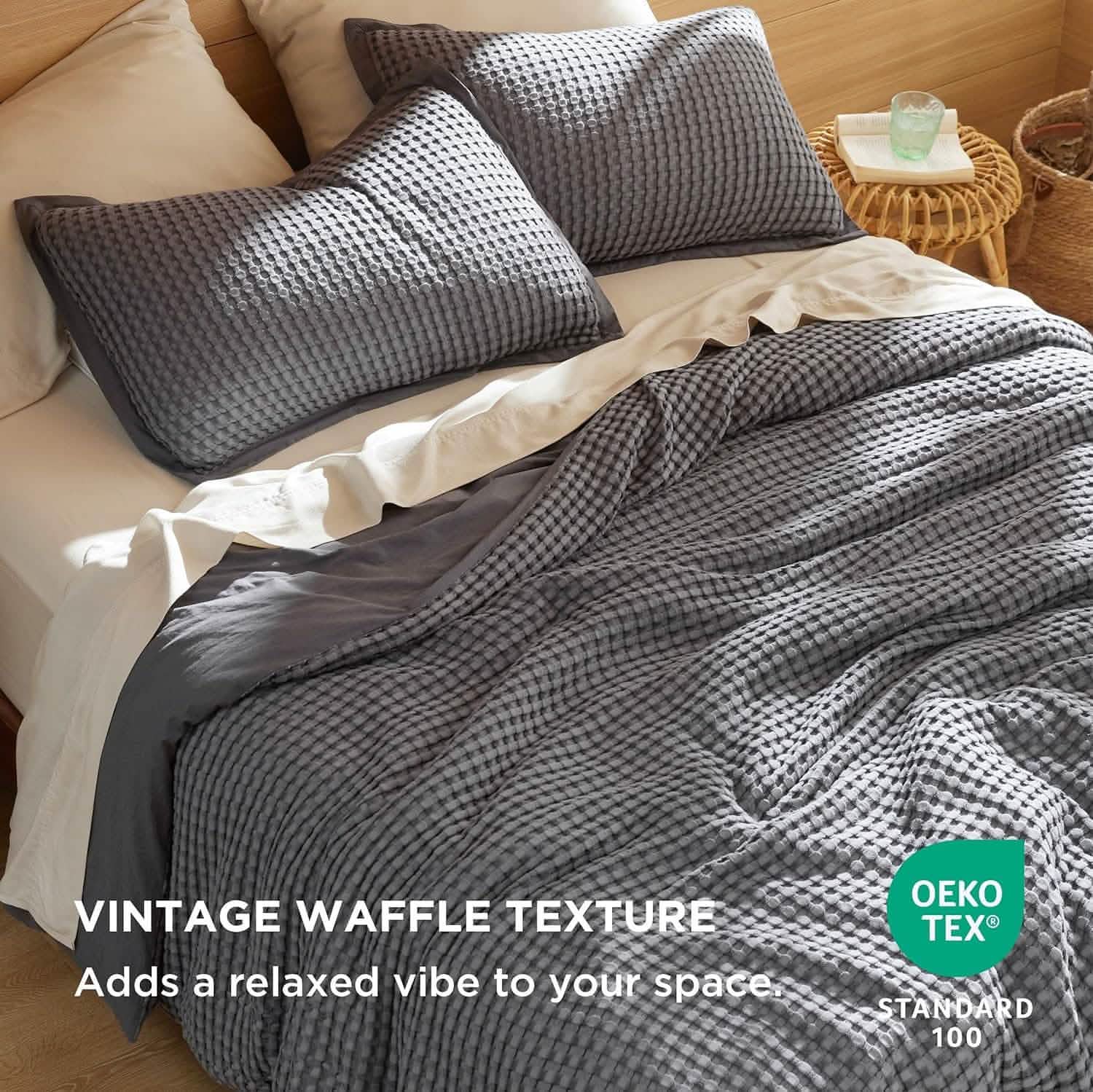 Rayon Derived from Bamboo and Cotton Duvet Cover Set