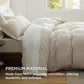 Polyester Microfiber Waffle Duvet Weave Duvet Cover Set