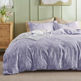 Reversible Floral Print Duvet Cover Set