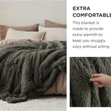 Bedsure Fuzzy Faux Fur Blanket