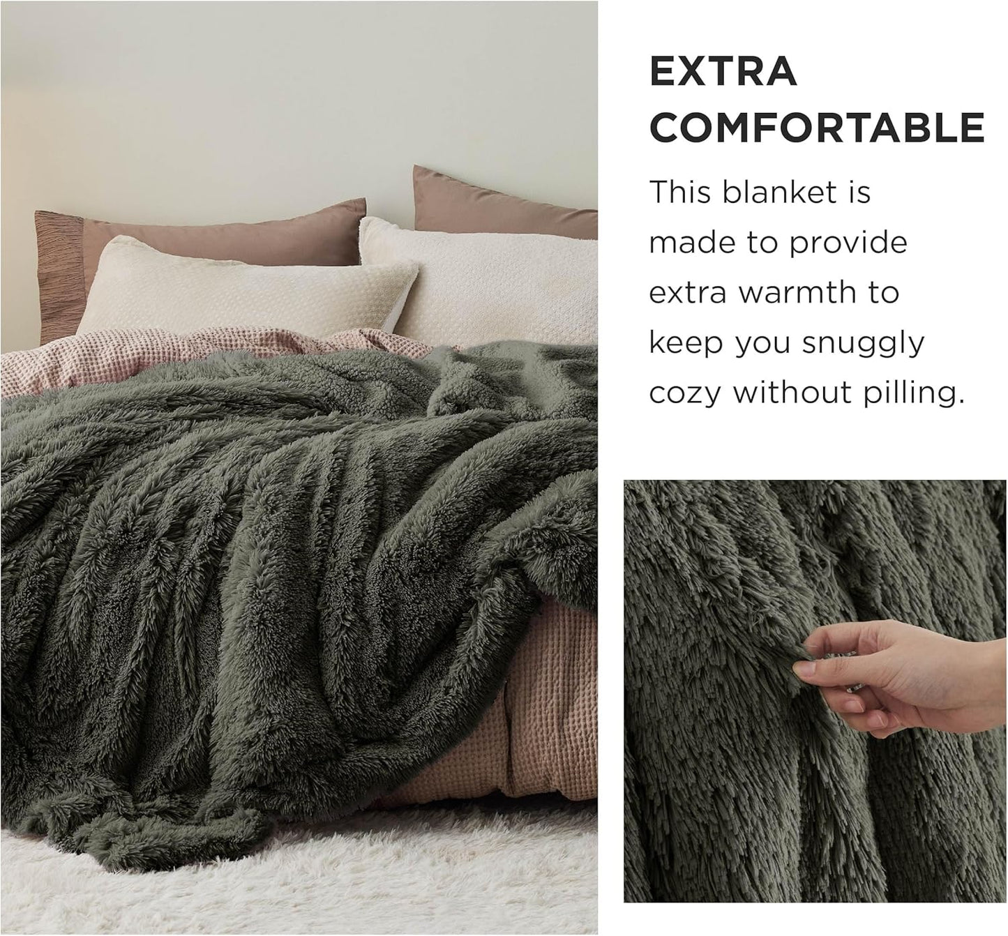 Fuzzy Faux Fur Blanket