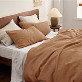 Cotton Waffle Weave Duvet Cover Set