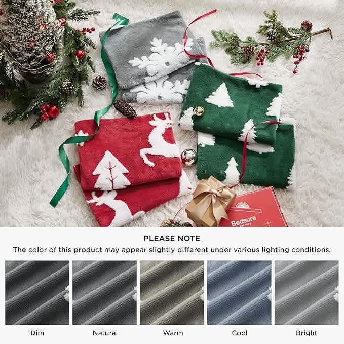 Snowflake Comforter Set Grey