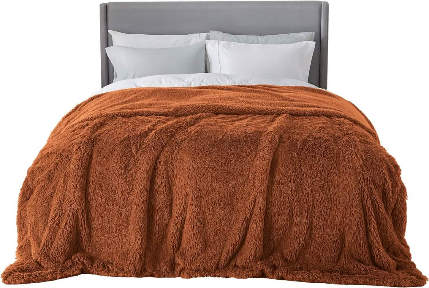 Fuzzy Faux Fur Blanket